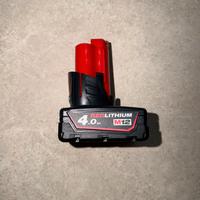 Milwaukee Batteria 4Ah M12