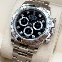 Rolex Daytona 116509 Oro bianco e Diamanti, full