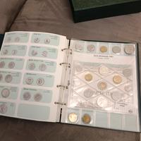 collezione in lire 1980/1987 con 500 lire argento 