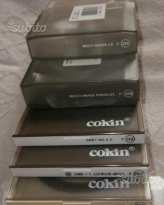 Vari filtri Cokin serie A e serie P