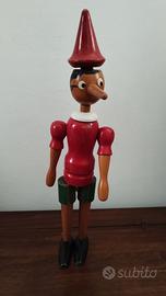 Pinocchio in legno 42cm