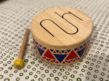 Gioco Tamburo in legno solido Plan toys