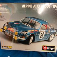 modello burago Renault alpine rally kit