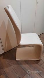 4 SEDIE IN ECO-PELLE