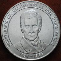 1986 Venezuela 100 Bolivares Jose Maria Vargas