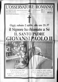 Giovanni Paolo II edizione straordinaria