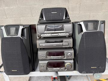 Technics EH600 stereo hi-fi vintage  con casse
