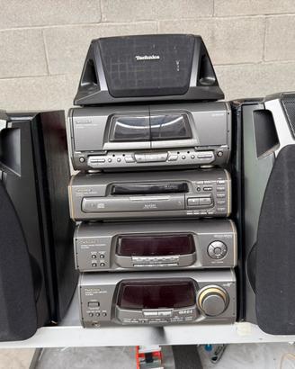 Technics EH600 stereo hi-fi vintage  con casse