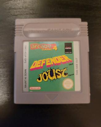 Game boy - Arcade classic 4 - Defender + Joust