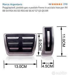 pedali, poggiapiedi auto Nuovi