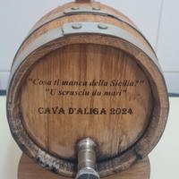 Botte per il vino in legno di rovere 