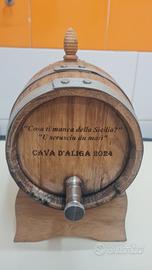 Botte per il vino in legno di rovere 