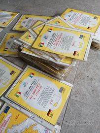Lotto mappe nautiche da pesca