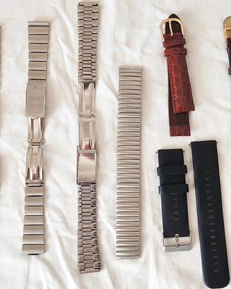 Cinturini orologio in pelle, silicone metallo 