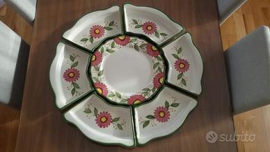 Set piatti cena fredda antipastiera 7 pezzi