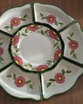 Set piatti cena fredda antipastiera 7 pezzi