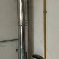 Canna fumaria in acciaio