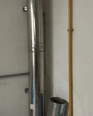 Canna fumaria in acciaio