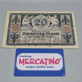 BANCONOTA GERMANIA 20 MARCHI 1915