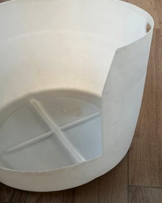 Grande lettiera per gatto con tappetino