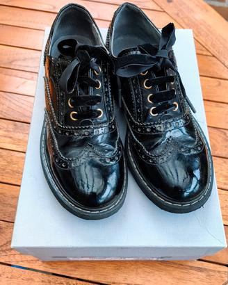 Scarpe francesine vernice Nero Giardini n.32