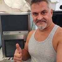 MACCHINA GHIACCIO, FABBRICATORE GHIACCIO, BREMA