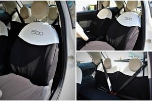 Coprisedili anteriori e posteriori per Fiat 500