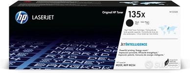 HP 135X Nero, W1350X, Cartuccia Toner Originale da