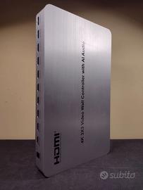 CONTROLLER VIDEO WALL PROFESSIONALE 4K A 9 CANALI