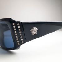 Occhiali rettangolari Versace con swarovski