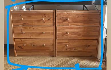 Cassettiere RAST di legno Ikea