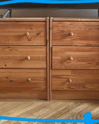 Cassettiere RAST di legno Ikea