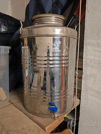 Bidone Olio 50 litri acciaio inox