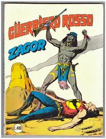 Zagor zenith 200 - guerriero rosso lire 400