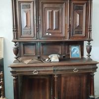 credenza provenzale noce massello epoca fine 800