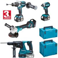 Kit Combo MAKITA 18V Brushless – 4 Utensili Pro