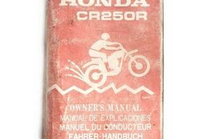 Manuale Honda CR 250 R del 1983