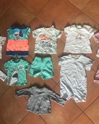 Mix vestiti bimbo 6 mesi +regali