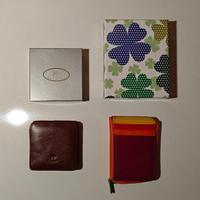 3 PORTAMONETE in pelle SERGIO TACCHINI ed EFFETTY