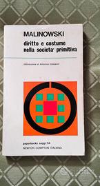 Saggio Diritto e costume nella società primitiva