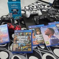 Ps4 pro 1 tera 4 joystick