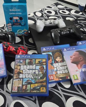 Ps4 pro 1 tera 4 joystick