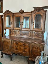 Credenza chippendale e 6 sedie