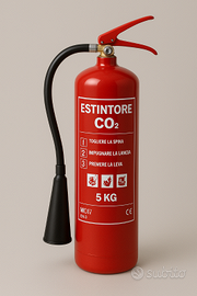 Estintore Co2 da 5kg immatricolazione (2025)