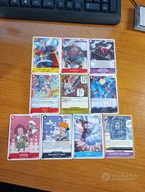 10 Carte One Piece Card Game TCG