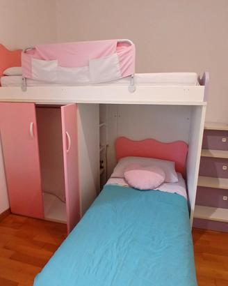 Letto a castello bambina 