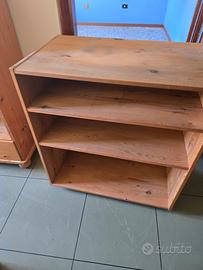 Libreria/Mensola Bassa in Pino