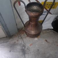  due porta ombrelli in rame antico