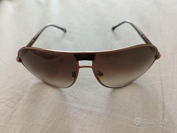 Occhiali da sole Ermenegildo Zegna marroni vintage