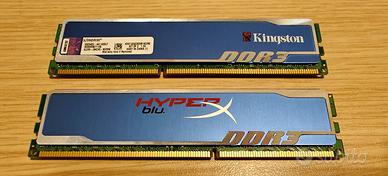RAM Kingston 8GB 1333MHZ DDR3 KHX1333C9D3B1K2